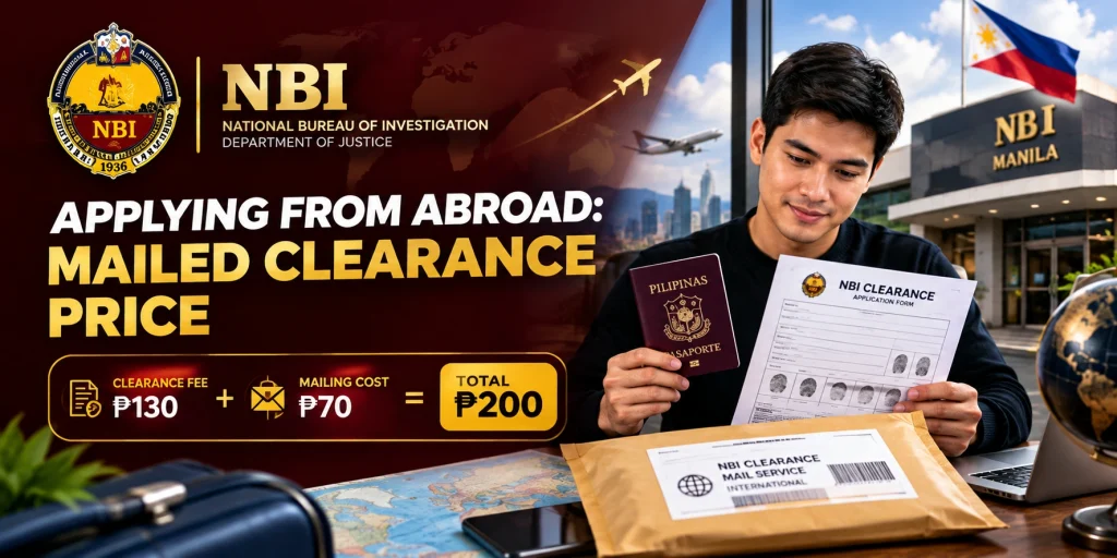 Applying for an NBI clearance from abroad with a mailed copy