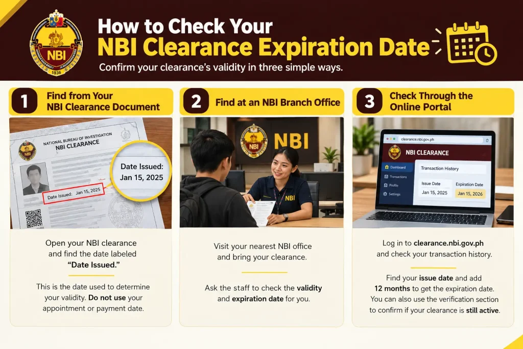 How to Check Your NBI Clearance Expiration Date How to Check Your NBI Clearance Expiration Date