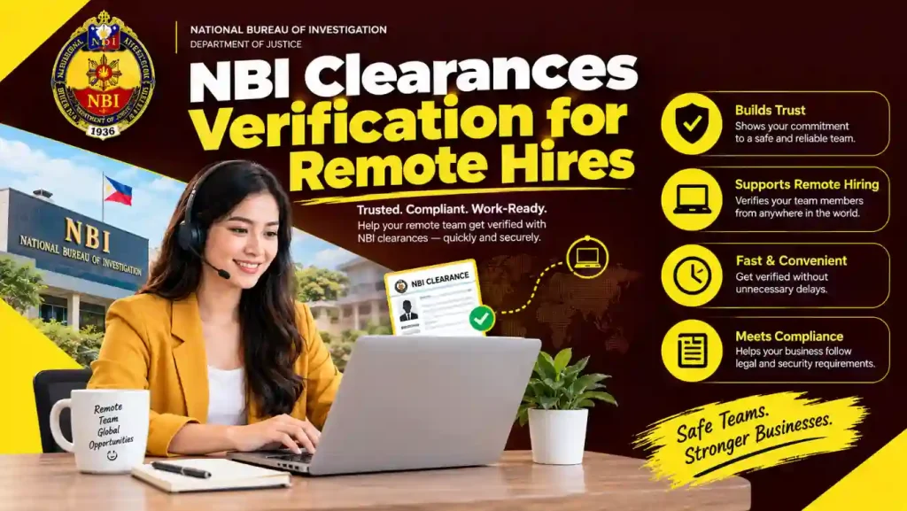 NBI Clearances Verification for Remote Hires