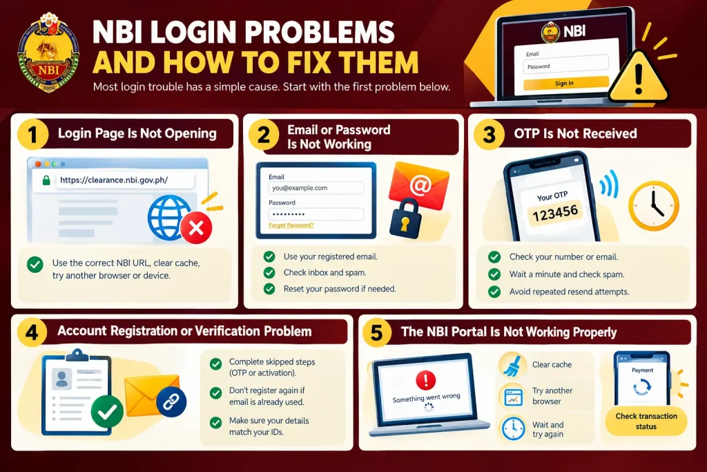 NBI Login Problems and How to Fix Them NBI Login Problems and How to Fix Them