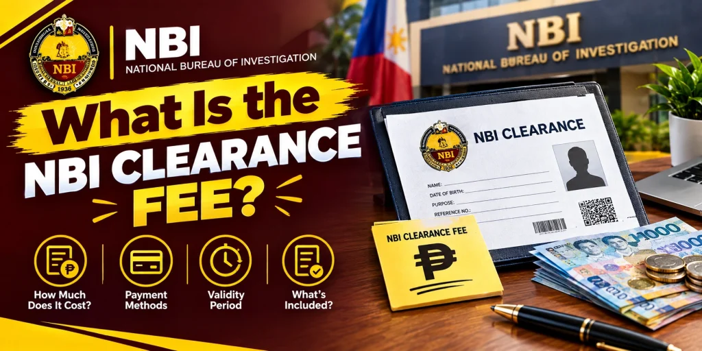 What the NBI clearance fee covers
