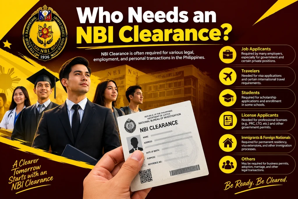 Who Needs an NBI Clearance? Who Needs an NBI Clearance?