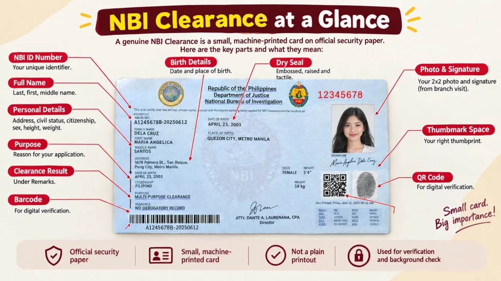  What Does an NBI Clearance Sample Actually Show
